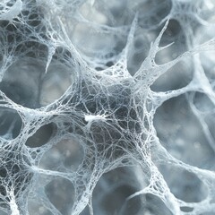 Poster - Digital abstract fractal design virtual space graphic art contemporary environment close-up view creative concept