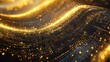 © xbzz - Dynamic scifi energy pulse abstract background digital art vibrant waves of light futuristic environment close-up view