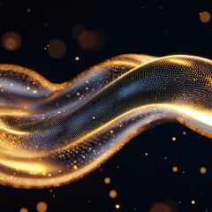 Poster - Dynamic digital abstract background virtual space exploration graphic design futuristic environment 3d viewpoint aesthetic concept