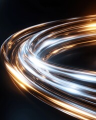 Poster - Dynamic energy pulse abstract art digital background sci-fi design vibrant colors modern aesthetics