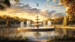 © Murad - Latona Fountain and Versailles Park Landscape in the Suburbs of Paris, France
