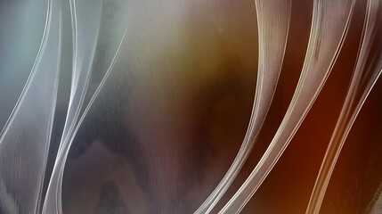Wall Mural - Abstract flowing lines, gradient background, design element, website banner.