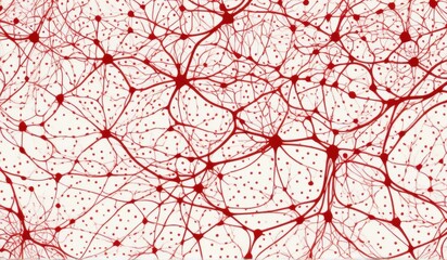 An abstract, intricate network of lines and shapes, creating a mesmerizing and dynamic visual pattern.