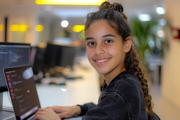 Poster - Smiling while Coding: The Empowering Journey of a Female App Developer
