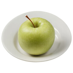 Sticker - apples on a plate