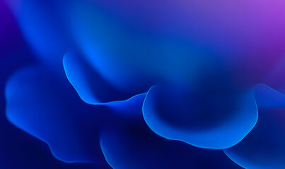 Leinwandbilder - Abstract blue gradient. Blue background. Smooth gradient background. Technology background