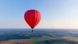 © Photography09 - A wind turbine farm viewed from a hot air balloon, aerial wonder