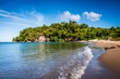 © Sandra Foyt - Empty beach on the edge of Soufriere, a town on the West Coast of Saint Lucia, in the eastern Caribbean Sea.