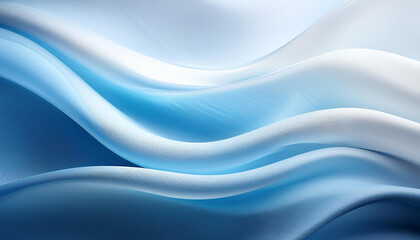 Wall Mural - gentle and elegant abstract history with a smooth gradient of mild blue and white stronger via a dif