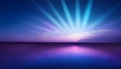 Wall Mural - intermittent light violet ray of mild on a violet blue and light blue history