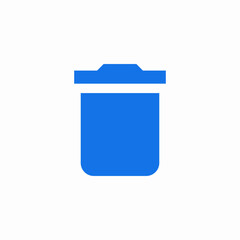 Poster - basket trash icon vector sign