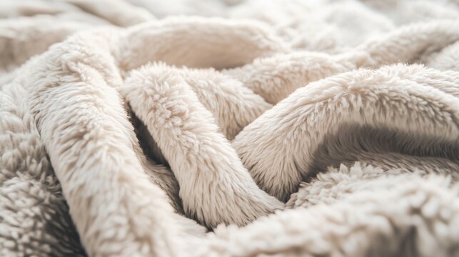 The word 'COZY' appears on a soft, fluffy fabric