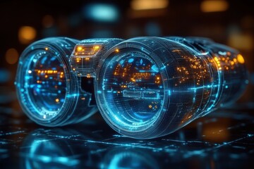 Poster - Futuristic Digital Binoculars with Augmented Reality Object Detection and Enhanced Surveillance Technologies