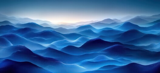 Aufkleber - blue gradient abstract expressionism soft light background design