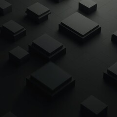 Poster - Abstract Minimal Black And White Background