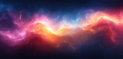 Poster - Dreamy Soft Pastel Gradient Background Abstract Impressionist Design with Ambient Lighting