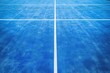 © Vladimir - A tennis court in blue with white lines, ideal for horizontal sports posters, greeting cards, headers, and websites