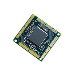 Fototapete - microprocessor chip. showcasing its intricate circuitry and design it is used in various electronic devices to perform computations and manage tasks. playing a crucial role in modern technology