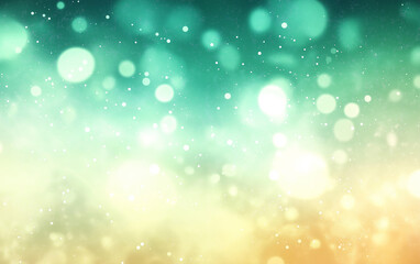 Wall Mural - Blurred background of green, yellow, and white colors for a spring or summer nature concept. Abstract blurred bokeh in pastel colors with copy space. 