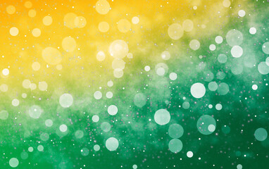 Wall Mural - Blurred background of green, yellow, and white colors for a spring or summer nature concept. Abstract blurred bokeh in pastel colors with copy space. 