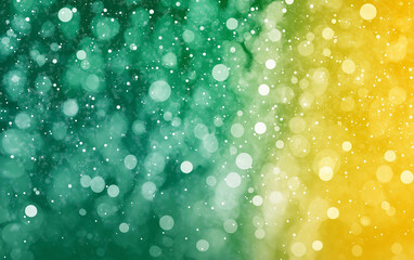 Wall Mural - Blurred background of green, yellow, and white colors for a spring or summer nature concept. Abstract blurred bokeh in pastel colors with copy space. 