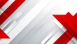 © Hrms - Red and white geometric corporate banner design