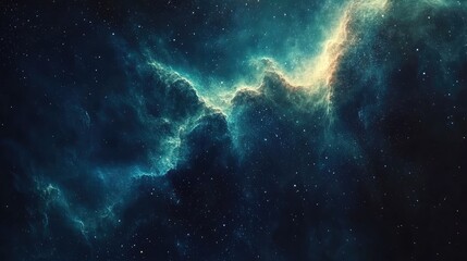 ethereal space nebulae background with stars. astronomy and space science, astrology, unveiling cosm