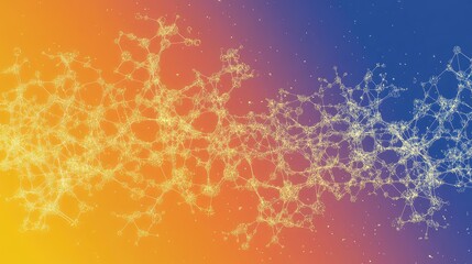 Poster - A futuristic representation of AI algorithms visualized as glowing data pathways, symbolizing data science, on a sleek gradient background.