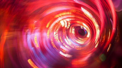 Poster - Dynamic light swirls capture movement and energy in urban environments abstract photography nighttime vibes