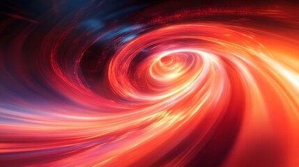 Poster - Dynamic swirling cosmic energy abstract space digital art vivid colors artistic viewpoint concept of motion