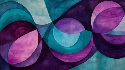 Poster - Abstract colorful art composition modern gallery digital artwork contemporary style eye-level visual harmony exploration