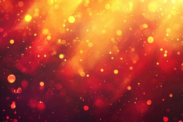 Poster - Dynamic fire-inspired gradient background in vibrant red, orange, and yellow tones. Features grain textures and glowing light effects.