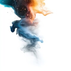 Wall Mural - Abstract Cosmic Colors with Swirling Nebula Patterns