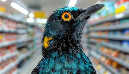 the bird stands tall in a big buying