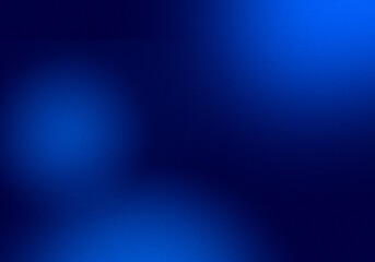 Aufkleber - Blue gradient background grainy glowing blue light on dark backdrop noise texture effect.