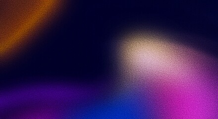 Aufkleber - Grainy gradient poster background, purple blue pink black vibrant noisy texture banner cover header backdrop design