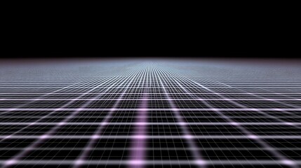 Abstract Grid Pattern Digital Landscape Design