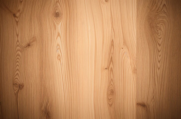 Wall Mural - Light brown wood grain texture features vertical lines and knots.