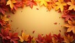 © SirArbusto - Fondo texturizado de hojas de otoño con espacio para texto o gráficos