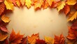© SirArbusto - Fondo texturizado de hojas de otoño con espacio para texto o gráficos