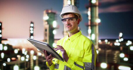Aufkleber - Happy Technician At Oil