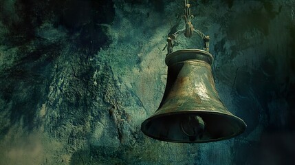 Wall Mural - Ancient Weathered Bell: A Glimpse into History