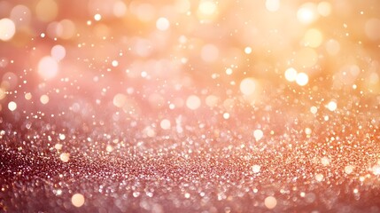 Poster - Elegant golden glimmering gradient abstract background with shiny sparkling glitter and metallic texture  Luxurious festive shiny glamour backdrop for or seasonal design