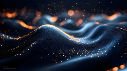 Aufkleber - captivating abstract design featuring glowing fluid lines and mesmerizing textured aesthetics creati