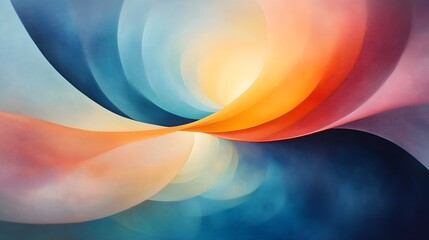 Poster - radiant optical art with a mesmerizing blend of futuristic refraction dynamic lines and vibrant kale