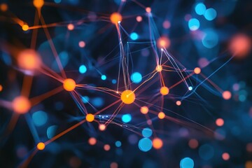 Poster - Internet of Things (IoT) technology featuring interconnected devices and smart solutions for modern living