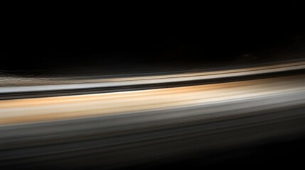 Poster - Abstract image depicting light trails with dynamic motion and blurred lines in dark tones.