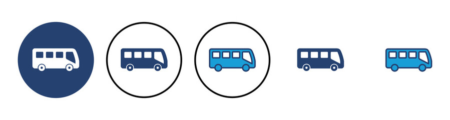 Wall Mural - Bus icon vector. bus vector icon