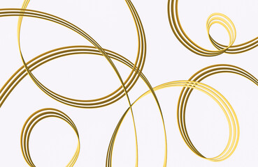 Poster - circles abstract background on a white background