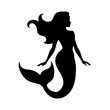 © Stock Master  - Mermaid Silhouette Swimming in the Ocean
